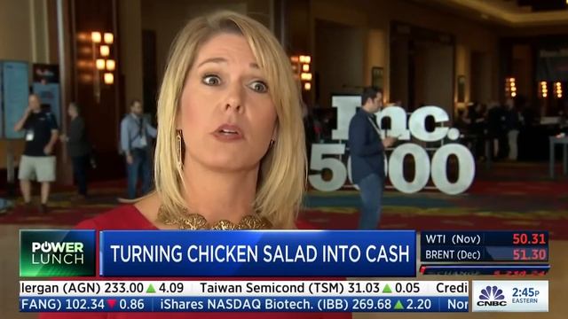 CNBC Power Lunch with Chicken Salad Chick Founder Stacy Brown смотреть онлайн