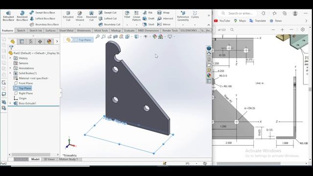 (Manual Clamp design & assembly in Solidwork (part 2 support смотреть онлайн