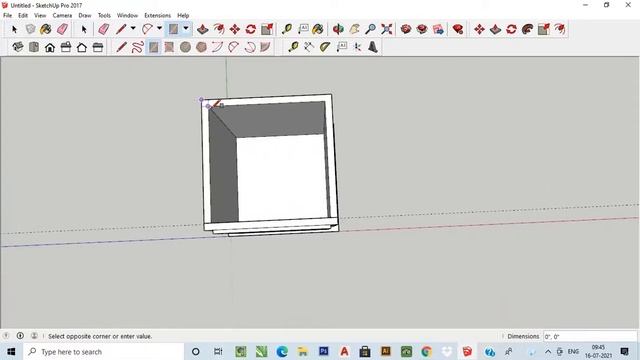 SIDE TABLE MODEL IN SKETCHUP смотреть онлайн