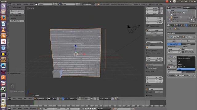 Tutorial Texturing old bricks wall in blender Timelapse смотреть онлайн