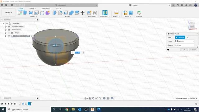 Fusion 360 Introduction: Toothbrush and Tooth Paste Tutorial смотреть онлайн