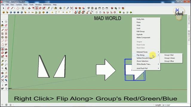 SketchUp Bangla Tutorial | How to Mirror in SketchUp? Mirror Command | 2ND SCHOOL| By Al Amin Munna смотреть онлайн