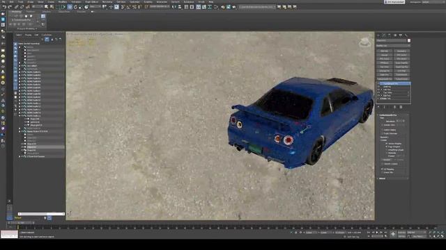 3D | GT-R R34 NISMO taillight modelling смотреть онлайн