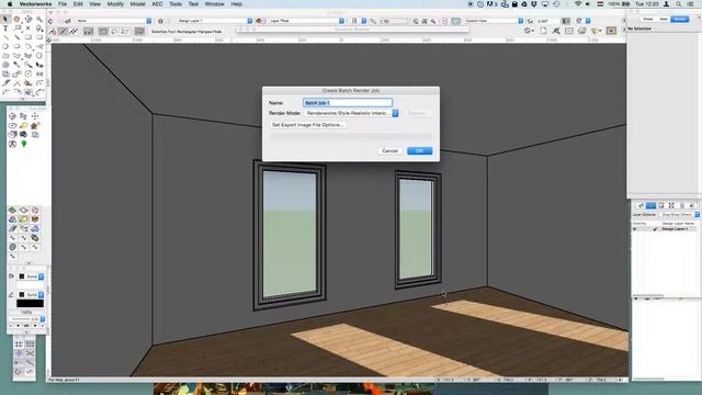 Vectorworks 2015 - Batch render смотреть онлайн