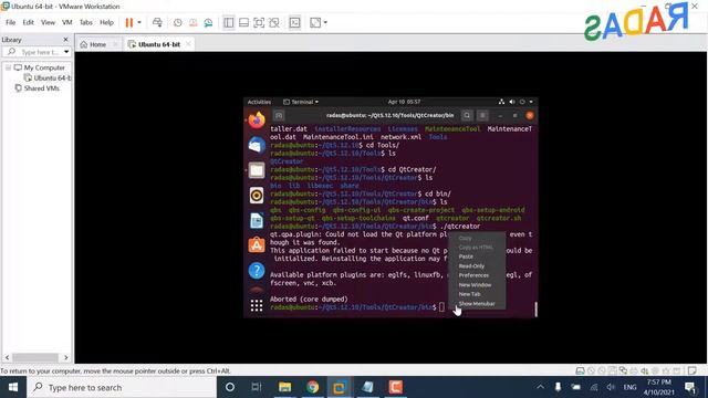Как установить Qt Creator на Linux Ubuntu смотреть онлайн