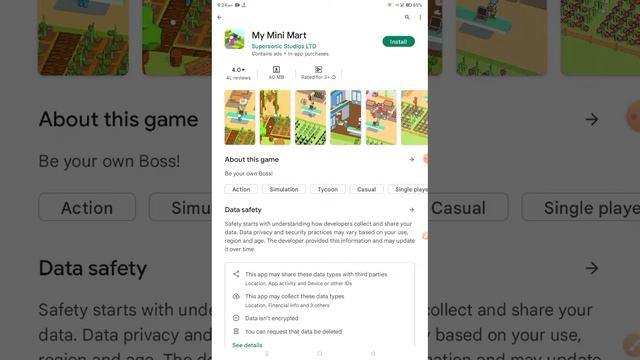 How To Fix My Mini Mart Game Ads Problem Solve | My Mini Mart No Ads