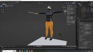Как сделать  привязку одежды к риггингу персонажа Blender