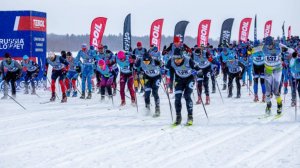 Лыжный марафон прошел на побережье Охотского моря на Сахалине