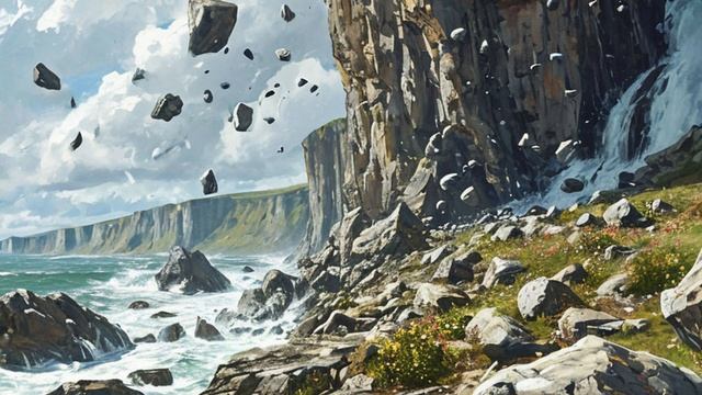 АСМР. Падающие камни. Расслабляющие звуки природы слушать онлайн бесплатно смотреть онлайн