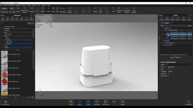 How to Model a Perfume Bottle in Blender 2.9 and KeyShot смотреть онлайн
