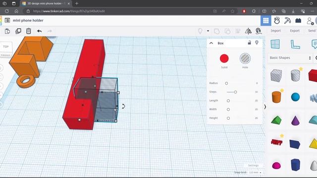 Tinkercad Tutorial 07 : Mini Phone Stand смотреть онлайн