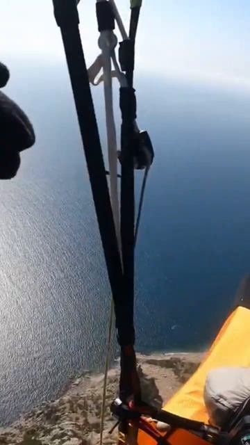 Затерянный мир мыса Айя с высоты птичьего полета. Ласпи на параплане. Крым. Take Off.