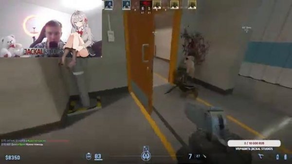 ШАКАЛИК ИГРАЕТ В КС:ГОУЧИК!!#jackal_studios