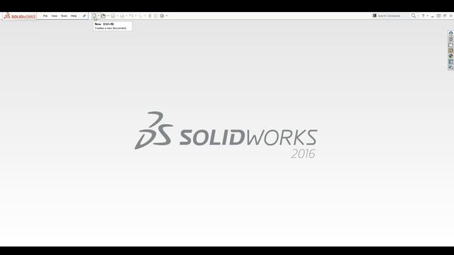 FREE SOLIDWORKS COURSE-4 Opening SolidWorks For the First Time смотреть онлайн
