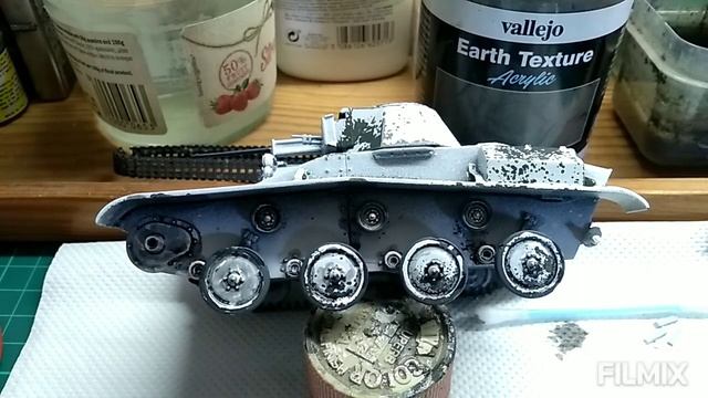 How To Apply Weathering Effects Pt.1 T-60 Light Tank Update No.4 Mister Craft 050023