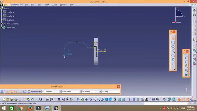 How to create the 3D models from the drawings - Catia v5 смотреть онлайн