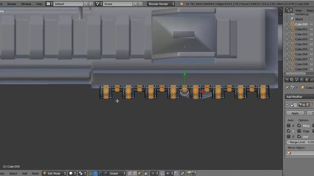 Modeling SAM X9 SMG in Blender 2.78; final part ; Request смотреть онлайн