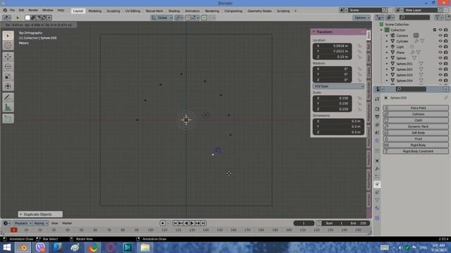 Blender Magnetic Simulation (Using Force Field)#blender #tutorial#cg смотреть онлайн