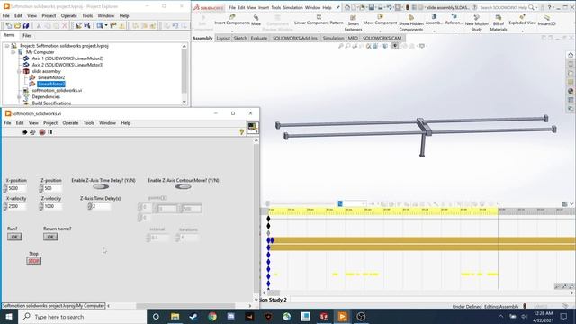 ME 470 LabVIEW SolidWorks Demo смотреть онлайн