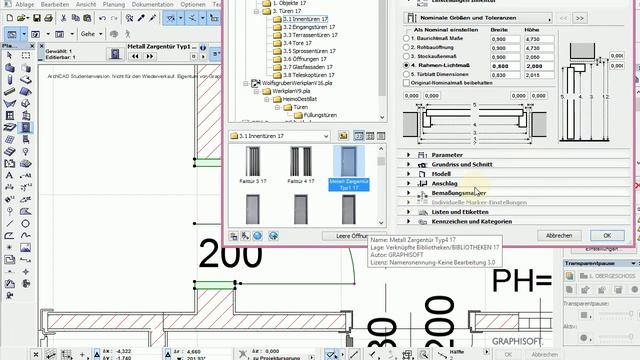 Archicad 17 Türdarstellungen AC17 im Vergleich zu alter eigener Türe aus AC7 5 смотреть онлайн
