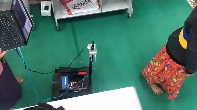 Vision Based Human-Following Shopping Cart Using PID (Test-1) смотреть онлайн