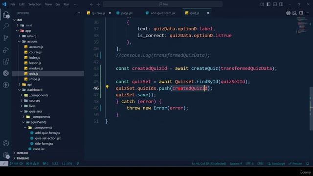 146 -Create Course Quiz Option Part 9 смотреть онлайн