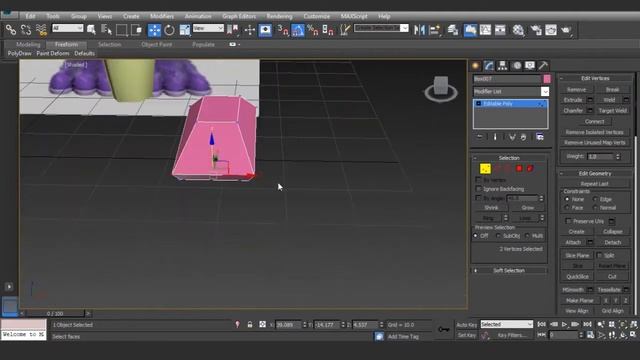 low poly Bonnie (speed modeling 3ds max) смотреть онлайн