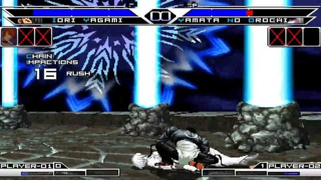[KOF Mugen] Iori Yagami Team vs Orochi Team смотреть онлайн