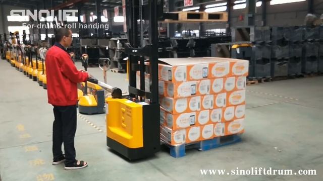 SINOLIFT WS15S 30 1500kg 3m electric pallet stacker with double master смотреть онлайн