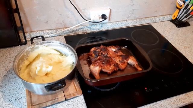 Курочка с картошкой по деревенски