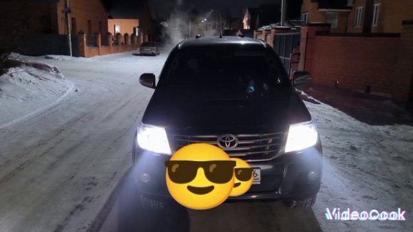 MTF Digital lighting Toyota Hilux. Лобовое затемнено