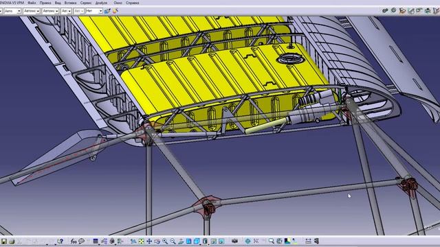 CATIA V5 T 411 Assy for flap drive CATProduct 2022 11 05 16 39 41 смотреть онлайн