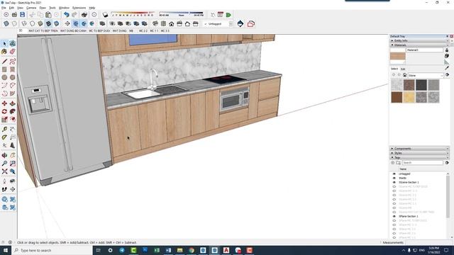 Layout Sketchup - Tủ Bếp Khá Đẹp Rồi - PhuongTk смотреть онлайн