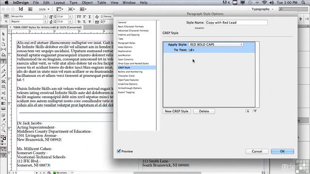 tutorial adobe indesign GREP Styles For Artists смотреть онлайн