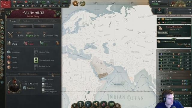 Partitioning Egypt! | Victoria 3 | Rags To Riches: Bahrain | PT 2 смотреть онлайн