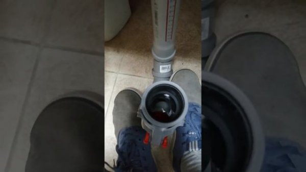 #karmat вертикальный обратный клапан D50мм, тестирование