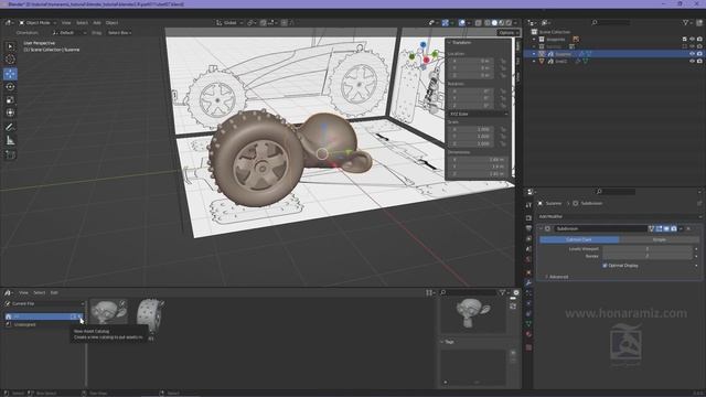 آموزش Blender 3 آشنایی با asset browser قسمت دوازدهم смотреть онлайн