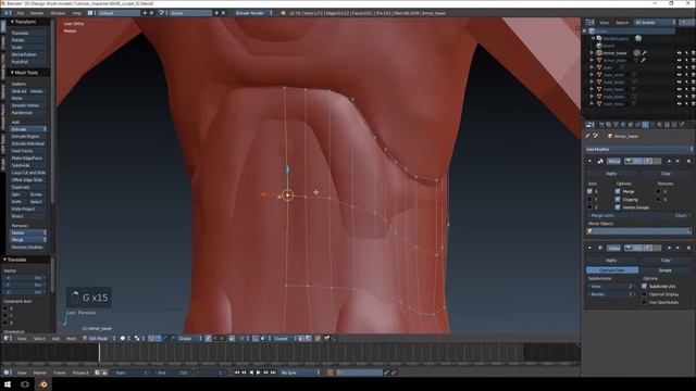 Blender to Unreal Character Creation 03 - Sculpting Chest PART 03 смотреть онлайн
