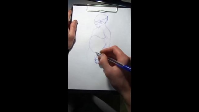 Рисунок черепашки ниндзя  Raph Kids