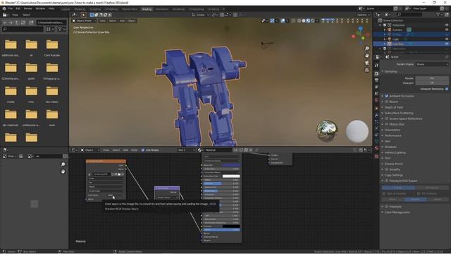 Make A Mech In Blender 2.83 Part Two смотреть онлайн