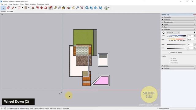 15 Setting up Scenes in Sketchup смотреть онлайн