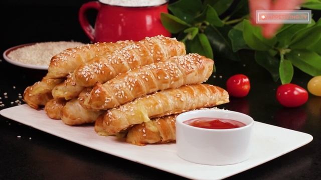 I eat 5 during each meal! Pastry dough from the store and 4 simple ingredients! смотреть онлайн
