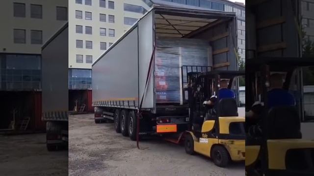 Задняя загрузка паллета 2,45*0,8 смотреть онлайн