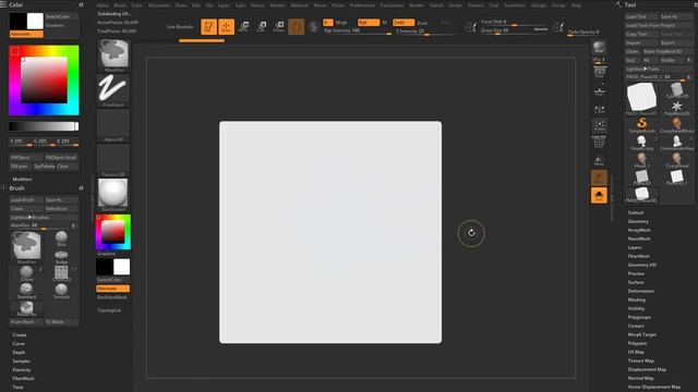 043 ZBrush Polypaint Strokes смотреть онлайн