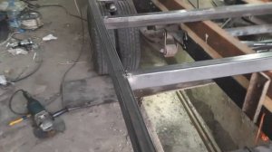 процесс сварки площадки кузова газель 4.28м