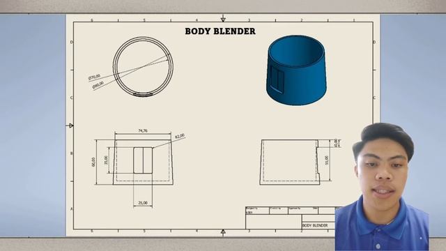 DJJ30122: COMPUTER AIDED DESIGN (Portable Blender смотреть онлайн