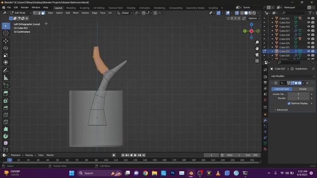 Cozy Bathroom - Blender Process Video/ Speed Sculpt смотреть онлайн