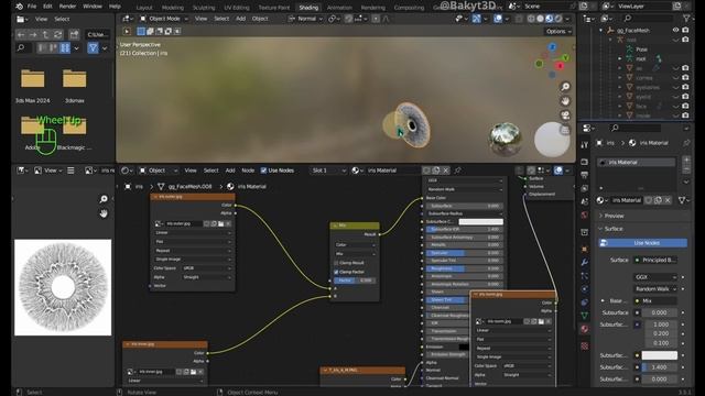 Metahuman eyes from Unreal into Blender. смотреть онлайн