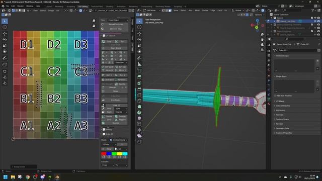 Blender 4 Vertex Colous & Textools includig ID Baking in Substance Painter смотреть онлайн