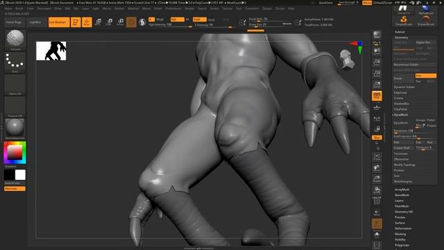3D Creature Concepting with Maya and ZBrush - Lesson 9 / 24 смотреть онлайн